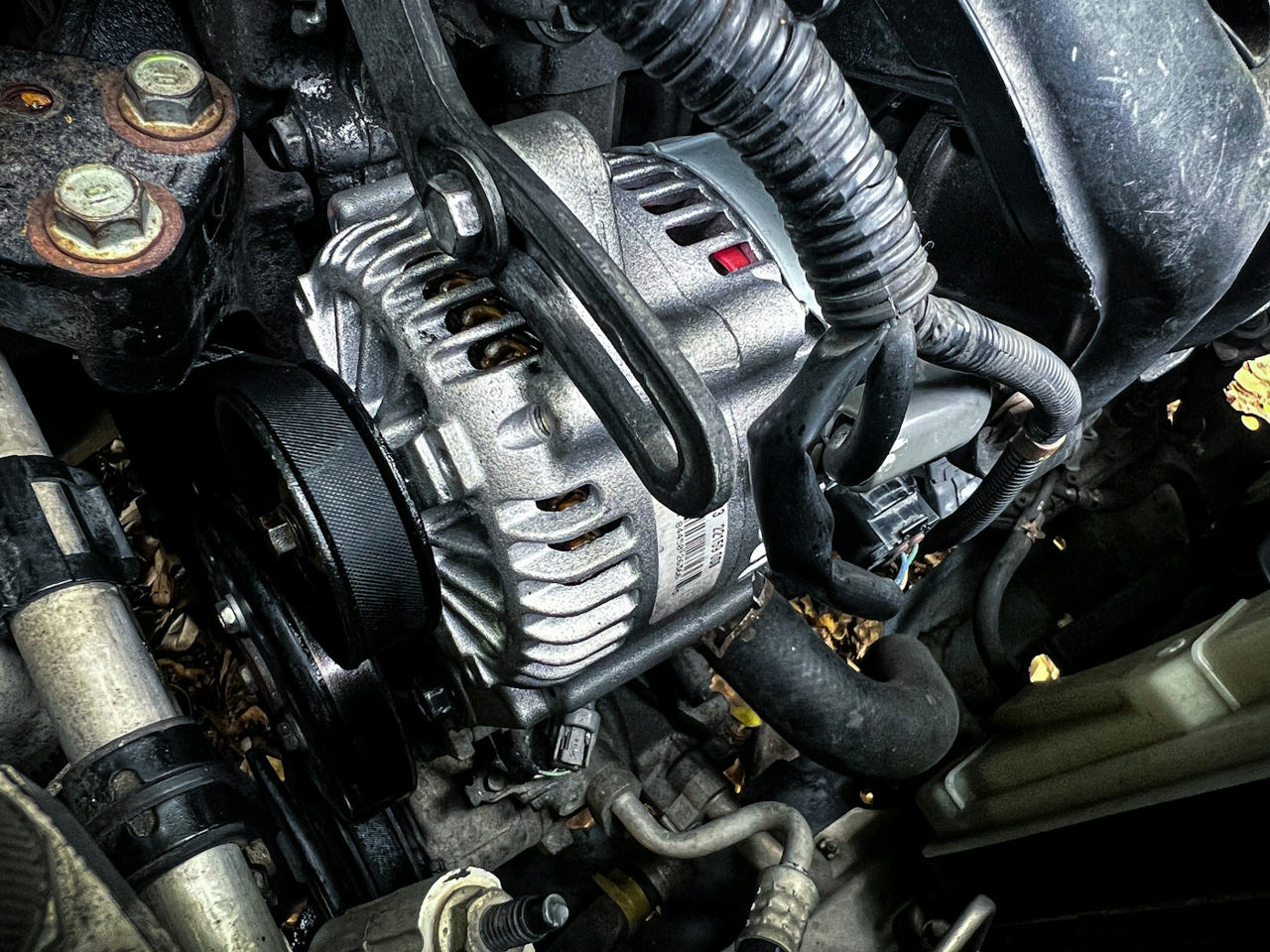 Northwind 90A Marine Alternator with Serpentine Pulley
