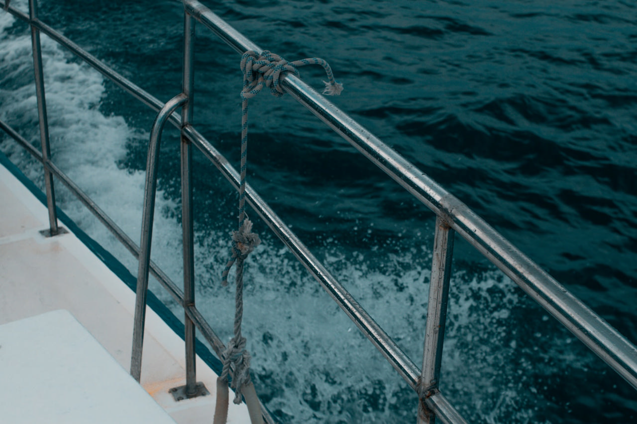 Northwind Stainless Bow Rail Section with Stanchions