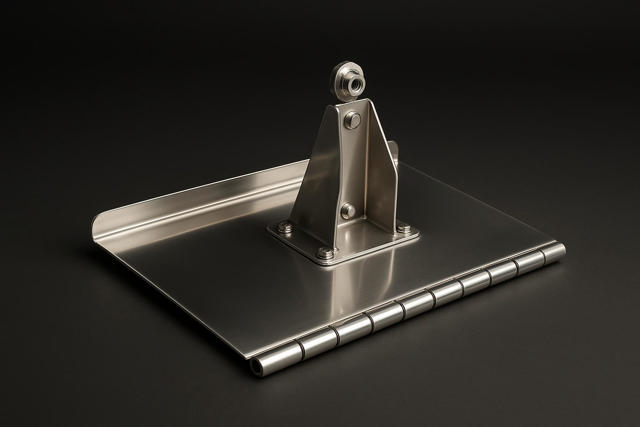 Northwind Stainless Trim Tab Plane with Hydraulic Actuator 12x9