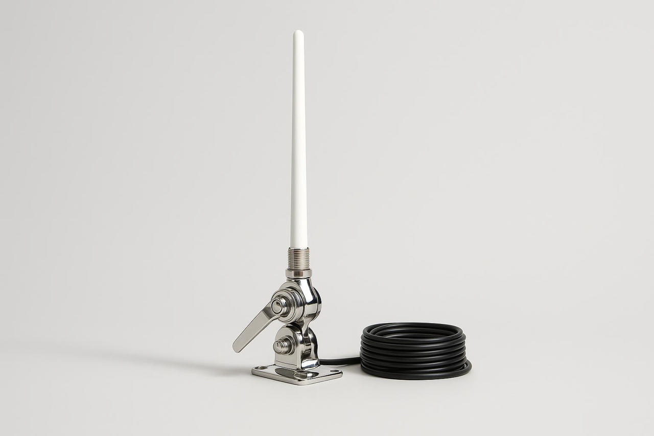 Northwind 8 ft VHF Antenna with Stainless Ratchet Mount